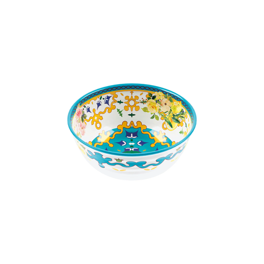 Guzzini: Petit saladier "Flowers & lemon" 22 cm Guzzini: Petit saladier "Flowers & lemon" 22 cm
