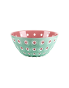 Guzzini: Le Murrine Saladier-Bol vert/rose 20 cm