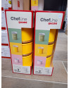 Guzzini: ChefLine Set de 3 boites hermétiques jaune avec couvercle