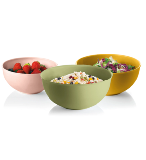 Guzzini: Lot de 3 boites hermétiques empilables rondes taille M