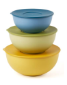 Guzzini:  Trio de saladiers avec couvercles