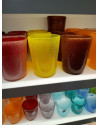 Memento: Geblazen glazen waterbeker 30cl Geel