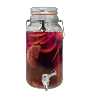 Vin bouquet: Cruche à vin ou cocktail 4L avec bec verseur