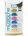 Joie MSC: Lot de 6 marques verres en silicone moustache