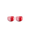 Asa Selection: JOY Coquetier en porcelaine rouge/rose 3 x 5 cm