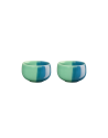 Asa Selection: JOY Coquetier en porcelaine bleu/vert 3 x 5 cm