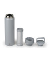 Leopold: bouteille isotherme avec infuseur gris