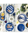 Guzzini: Blauwe gevoerde kom "Riviera" 12 cm
