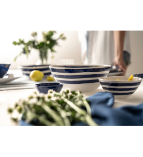 Guzzini: Blauwe kom "Riviera" 18 cm