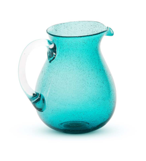 Memento: Geblazen Glazen Kruik 1,6L Turkoois