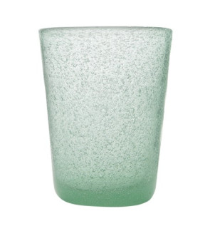 Memento: Gobelet à eau en verre soufflé 30cl Jade