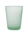 Memento: Gobelet à eau en verre soufflé 30cl Jade