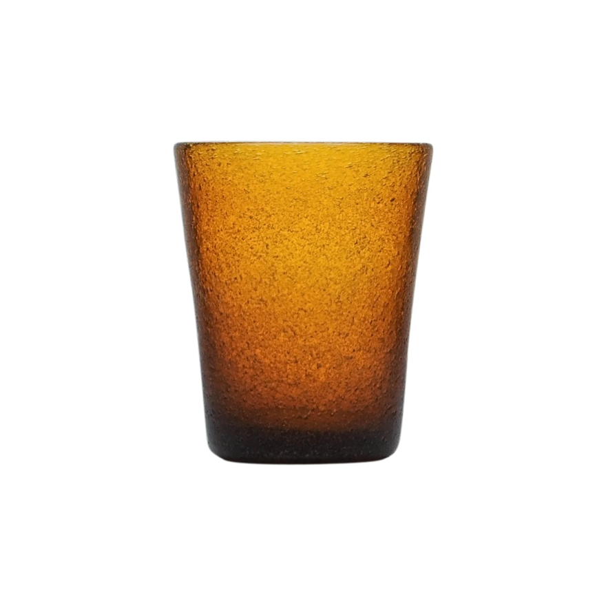 Memento: Gobelet à eau en verre soufflé 30cl Ambre Memento: Gobelet à eau en verre soufflé 30cl Ambre