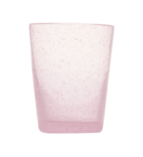 Memento: Geblazen glazen waterbeker 30cl Pink