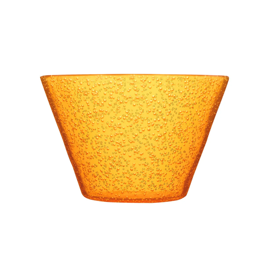Memento: Ravier en verre soufflé 30cl Mandarine