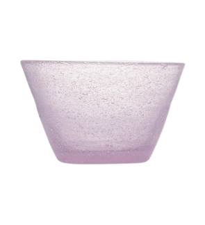 Memento: Ravier en verre soufflé 30cl Mauve