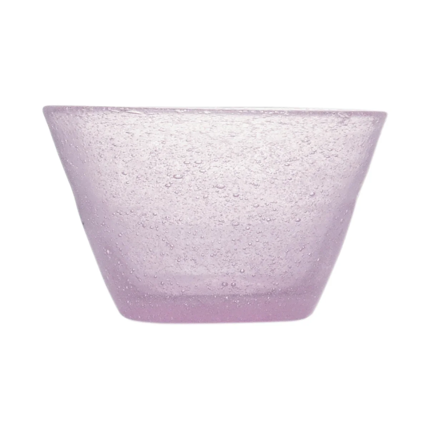 Memento: Ravier en verre soufflé 30cl Mauve
