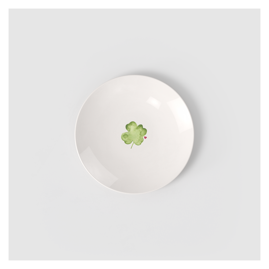 Villeroy & Boch: With Love "Good Luck" dessertbord 21 cm