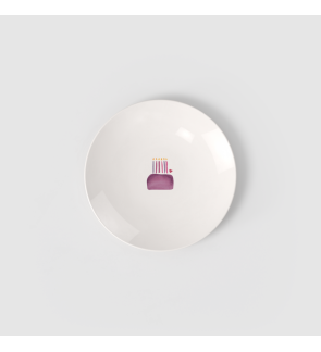Villeroy & Boch: With Love "Happy Birthday" dessertbord 21 cm
