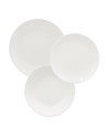 Domino Italian Design: Set vaisselle 18 pièces blanc La routine