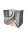 Domino Italian Design: Set vaisselle 18 pièces 3 couleurs Tribalia