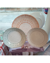 Domino Italian Design: Set vaisselle 18 pièces 3 couleurs Tribalia