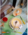 Domino Italian Design: Set vaisselle 18 pièces 3 couleurs L'Artista