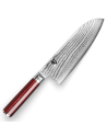 KAI:  Shun Klassiek Rood Japans Mes Santoku 19 cm Limited Edition (DM 0717RD)