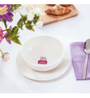 Villeroy & Boch: With Love "Happy Birthday" kom 55 cl