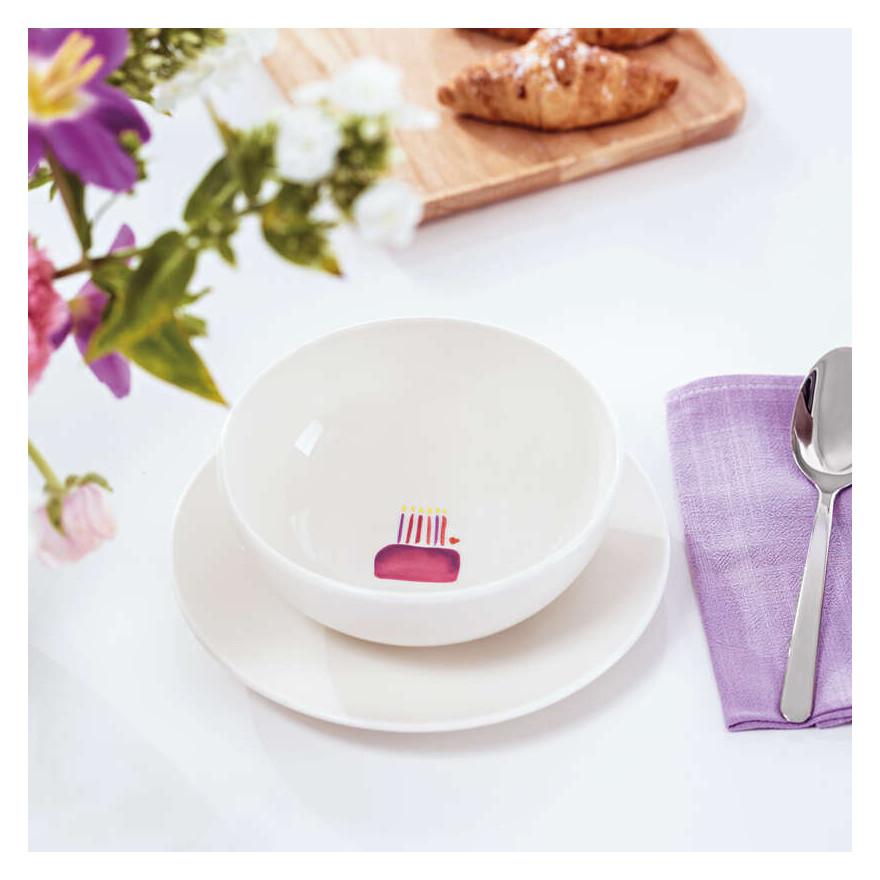 Villeroy & Boch: With Love "Happy Birthday" kom 55 cl