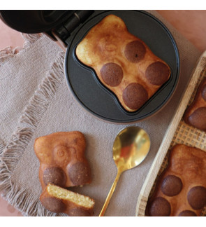 Scrapcooking:  Elektrische bakvorm met Teddy Bear