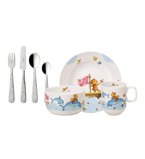 Villeroy & Boch: Set vaisselle porcelaine pour enfant 7 pièces