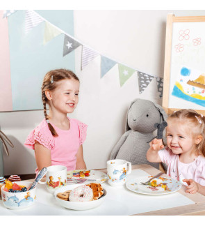 Villeroy & Boch: Set vaisselle porcelaine pour enfant 7 pièces