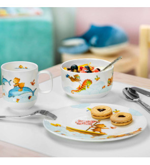Villeroy & Boch: Set vaisselle porcelaine pour enfant 7 pièces