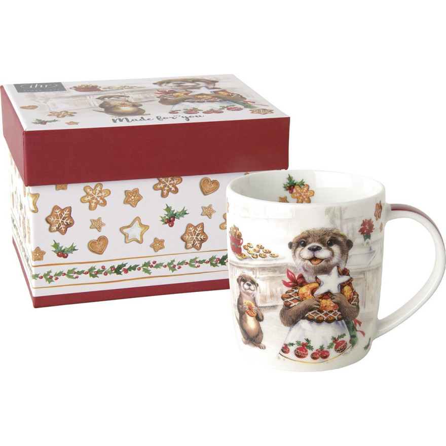 IHR: Otter Beker met giftbox  30 cl