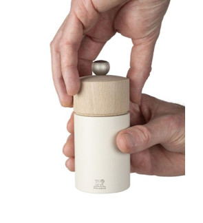 Peugeot: Boreal Moulin à sel en bois blanc plume 12 cm