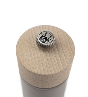 Peugeot: Boreal Moulin à sel en bois gris galet 12 cm