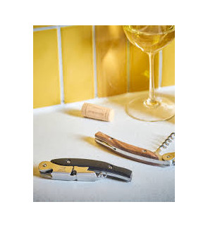 Peugeot: Sommelier dubbele hefboom kurkentrekker, zwart ABS 13 cm
