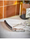 Peugeot: Sommelier dubbele hefboom kurkentrekker, zwart ABS 13 cm