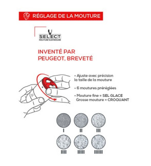 Peugeot: Duo Maestro Bar à poivres et à sel avec réservoirs interchangeables