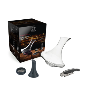 Peugeot: Coffret Peugeot Wine Service : carafe + boules de nettoyage + tire-bouchon sommelier Malbec