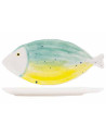 Cosy & Trendy:  Groengeel koraalvisbord 21,5 cm