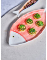 Cosy & Trendy: Assiette poisson coral rouge-rose 36 cm
