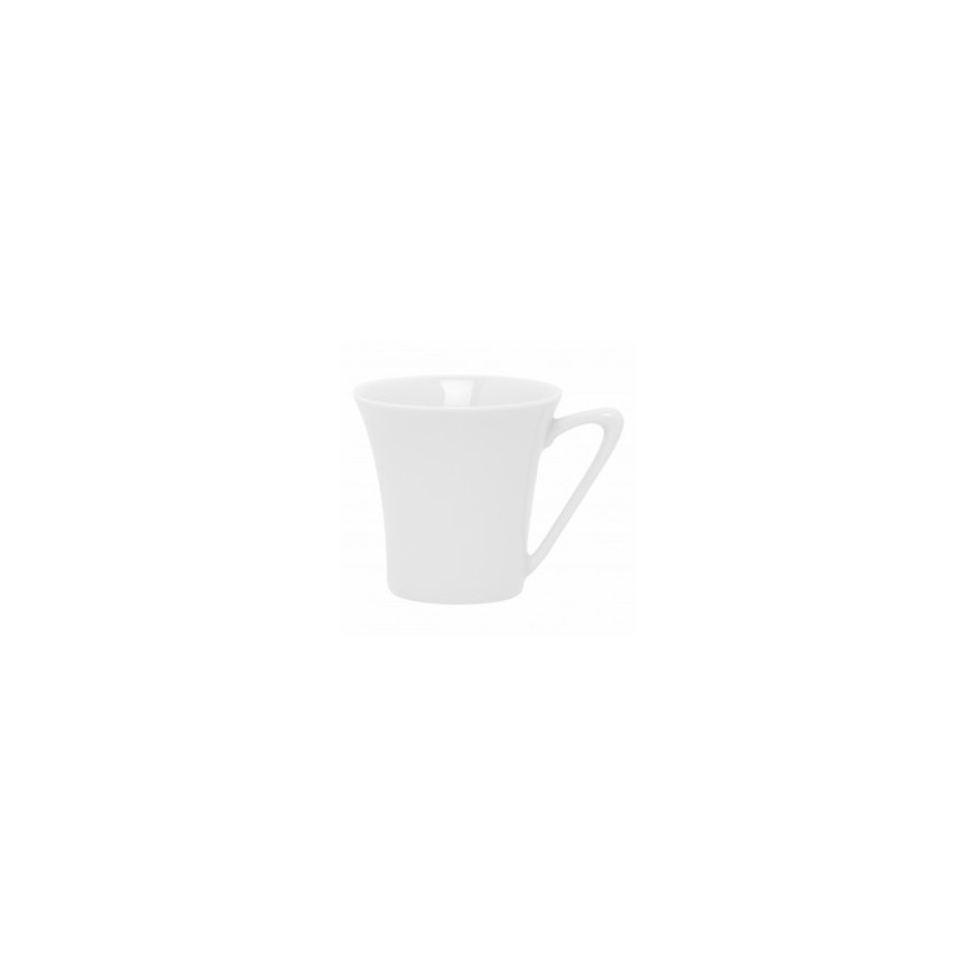 Guy Degrenne: Boréal Satin Blanc Tasse moka sans soucoupe