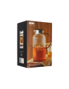 OGO:  KARL 2L borosilicaatglazen kan met oranje handvat
