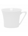 Guy Degrenne: Boréal Satin Blanc Tasse à café/thé sans soucoupe