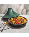 Emile Henry: Delight Colorama Tajine noire/verte 32 cm