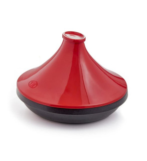 Emile Henry: Delight Colorama Tajine noire/rouge 32 cm