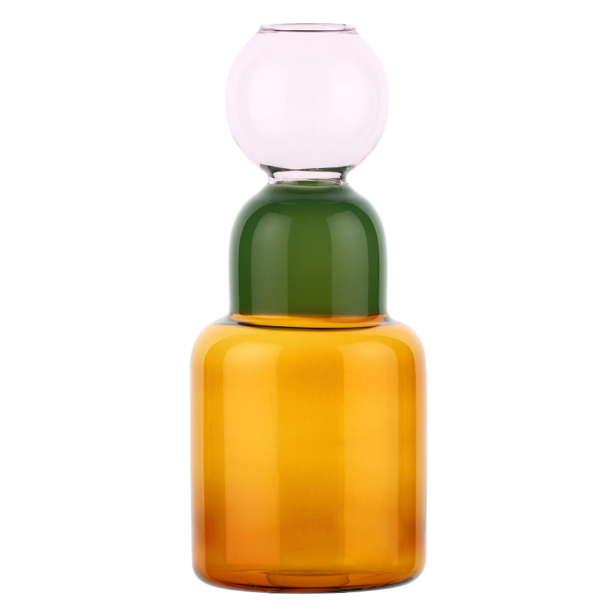 Rituali domestici: Vase simple tricolore à base orange Alchimia Rituali domestici: Vase simple tricolore à base orange Alchimia