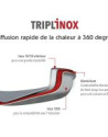 Baumalu: Wok Triply en inox 30 cm Baumalu: Wok Triply en inox 30 cm